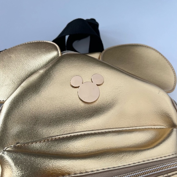 NWT Bioworld Disney Mickey Mouse Gold Mini Backpack